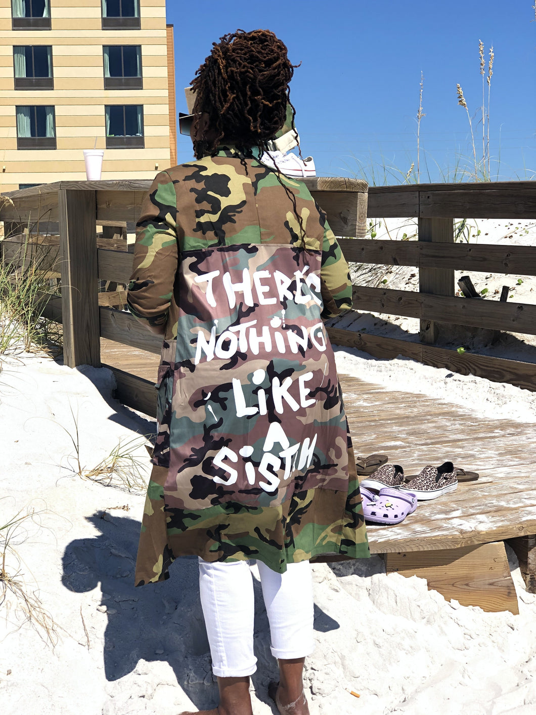 There's Nothing Like a Sister Camo Jacket XL