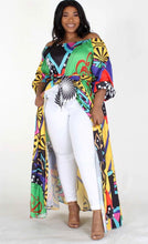 Load image into Gallery viewer, MULTI COLOR LARGE PRINT MAXI DRESS

